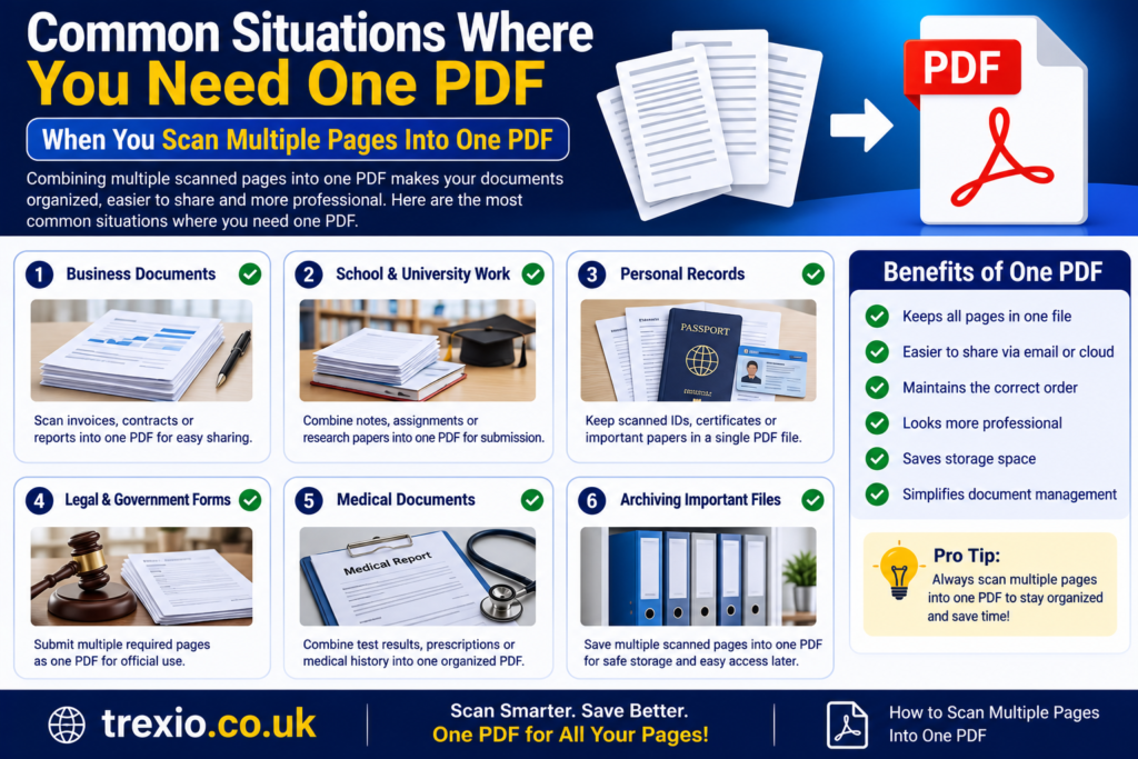 How to Scan Multiple Pages Into One PDF