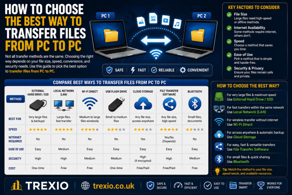 Transfer Files From PC to PC