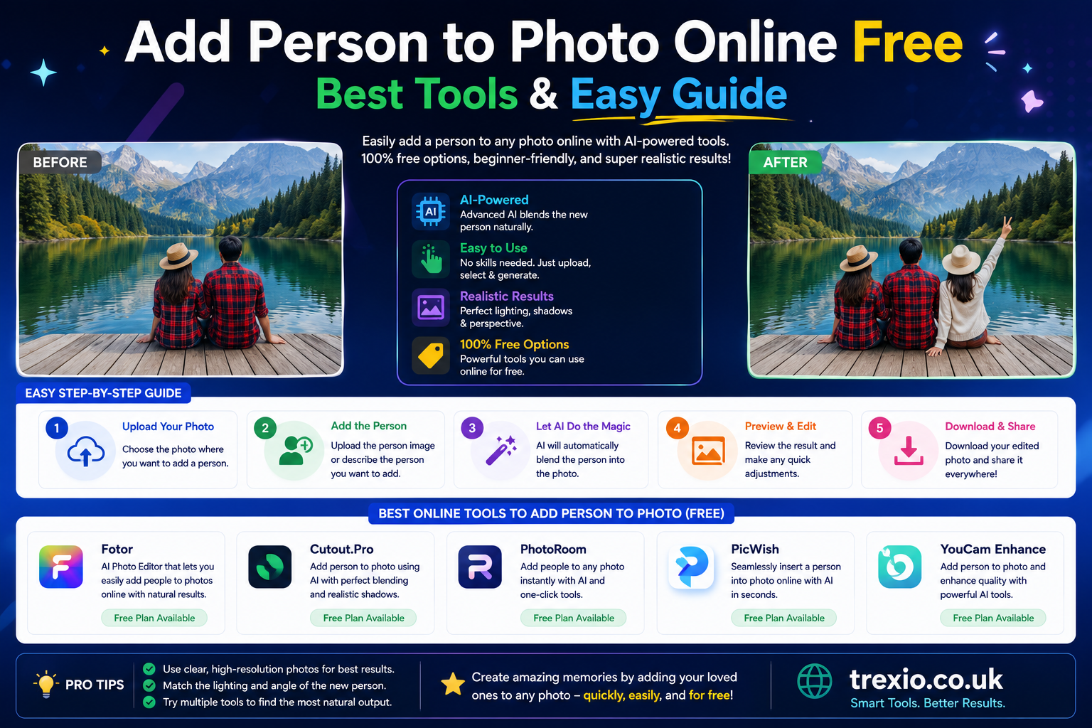 Add Person to Photo Online Free