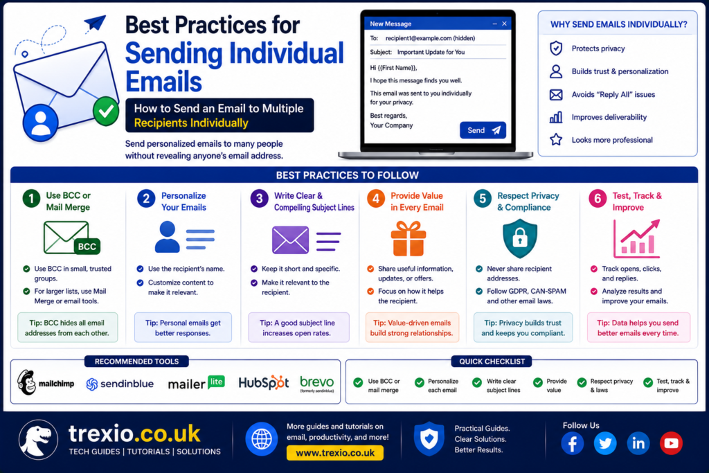 how to send an email to multiple recipients individually