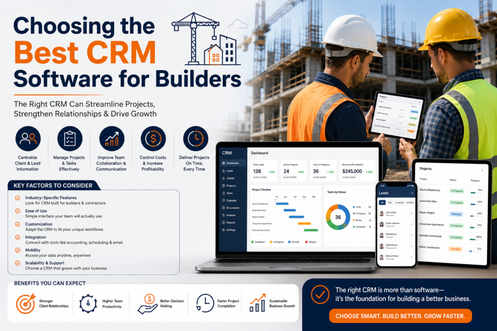 Choosing the Best CRM Software for Builders
