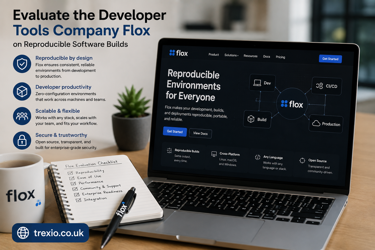 Evaluate the Developer Tools Company Flox on Reproducible Software Builds
