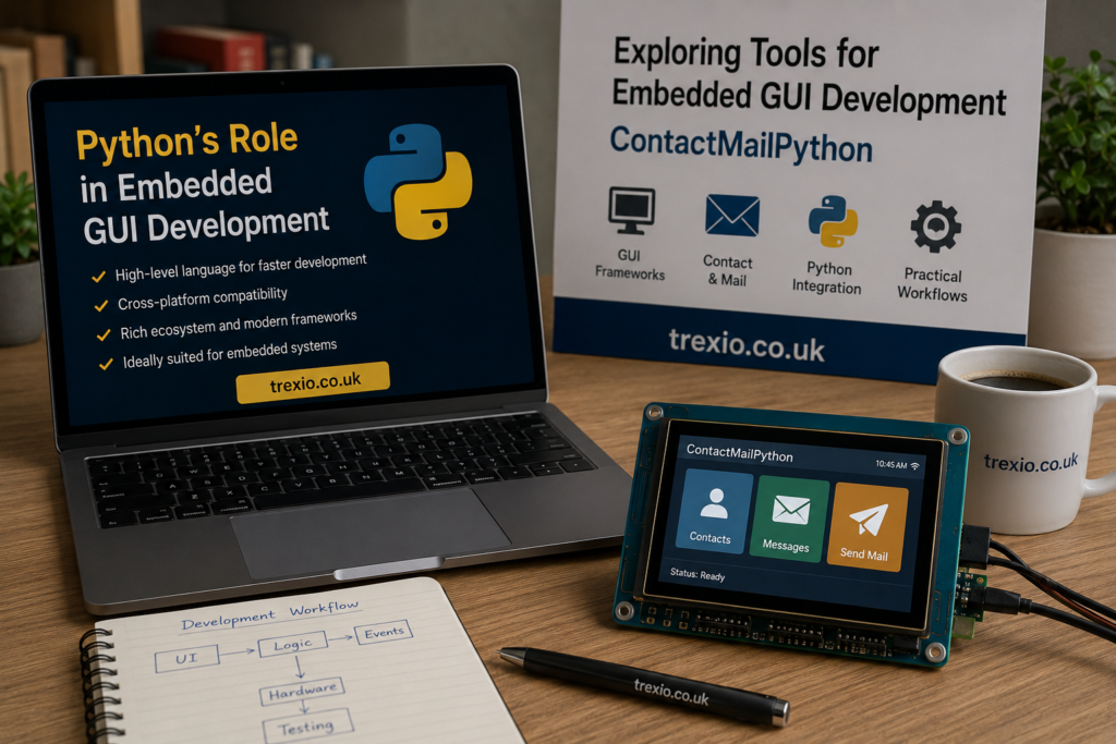 Exploring Tools for Embedded GUI Development ContactMailPython