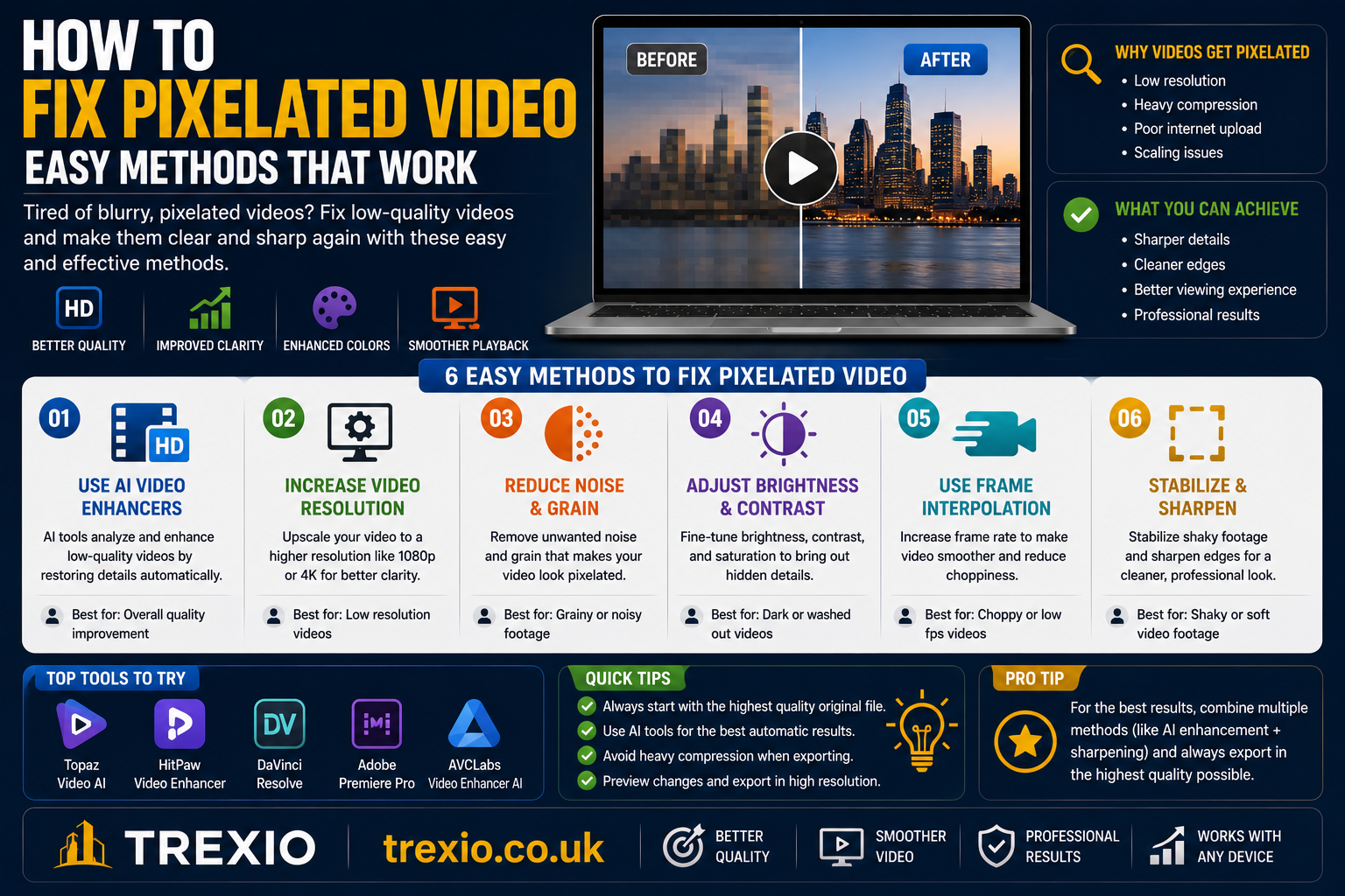 How to Fix Pixelated Video