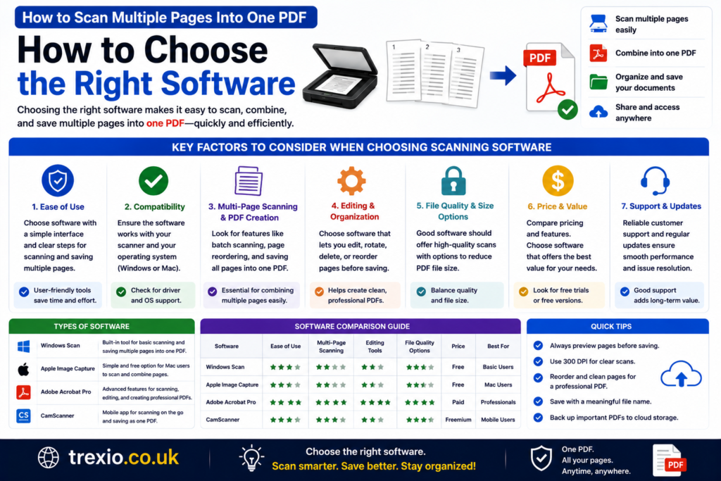 How to Scan Multiple Pages Into One PDF