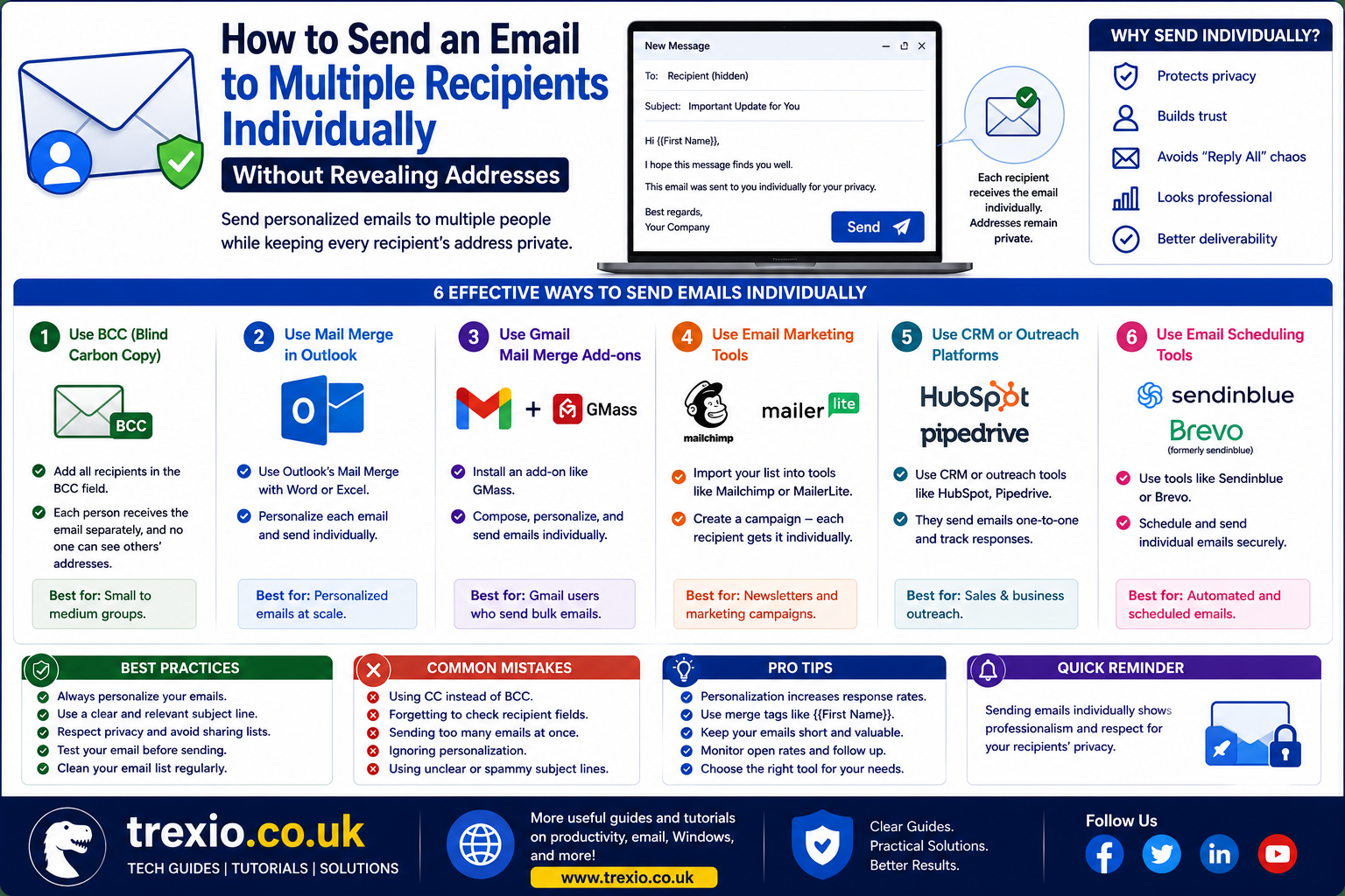 How to Send an Email to Multiple Recipients Individually