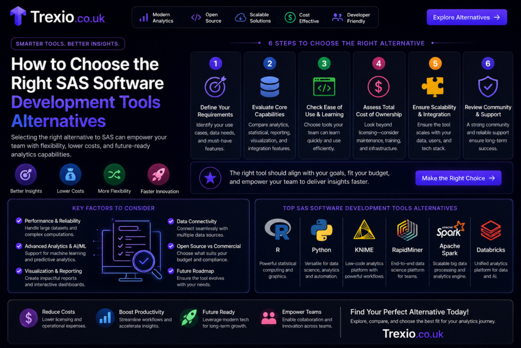 SAS Software Development Tools Alternatives