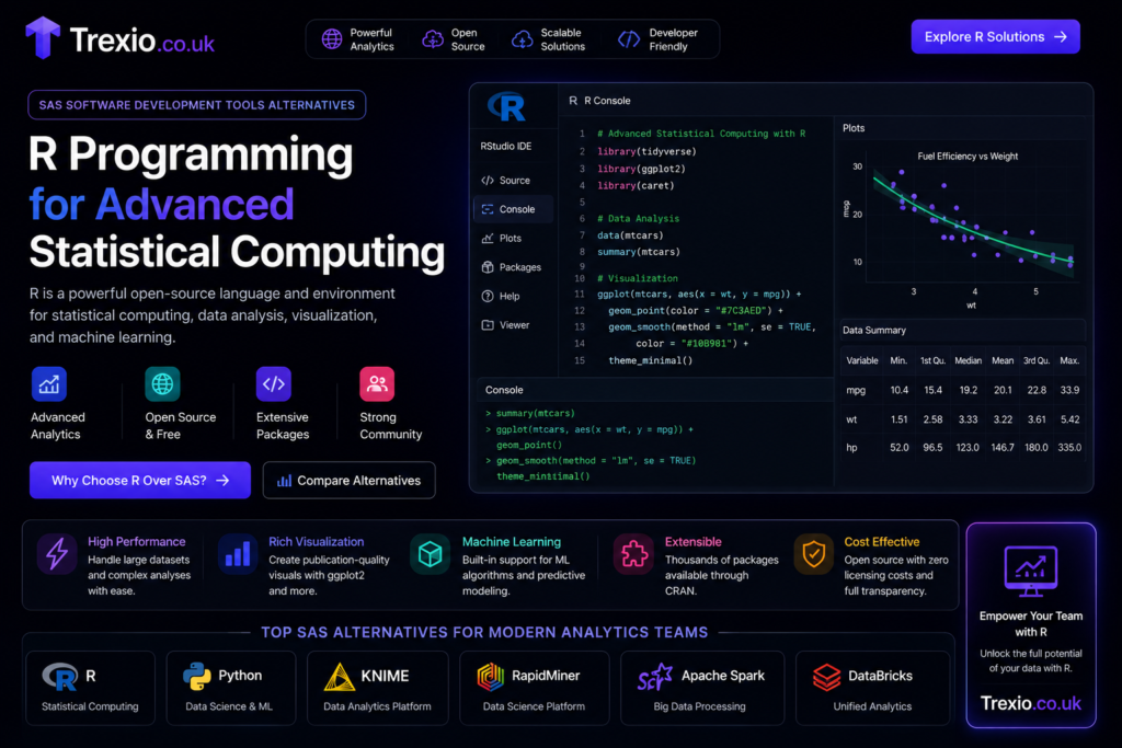 SAS Software Development Tools Alternatives