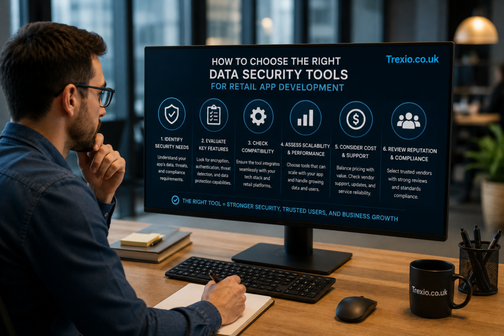 data security tools for retail app development