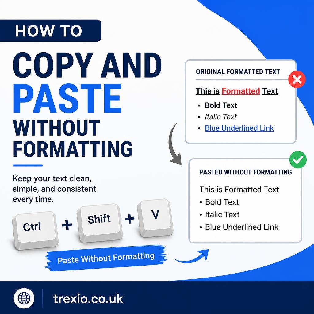 How to Copy and Paste Without Formatting
