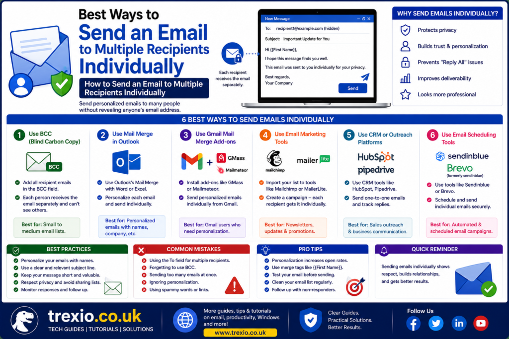 How to Send an Email to Multiple Recipients Individually