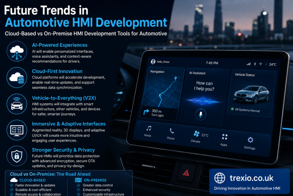 Cloud-Based vs On-Premise HMI Development Tools for Automotive