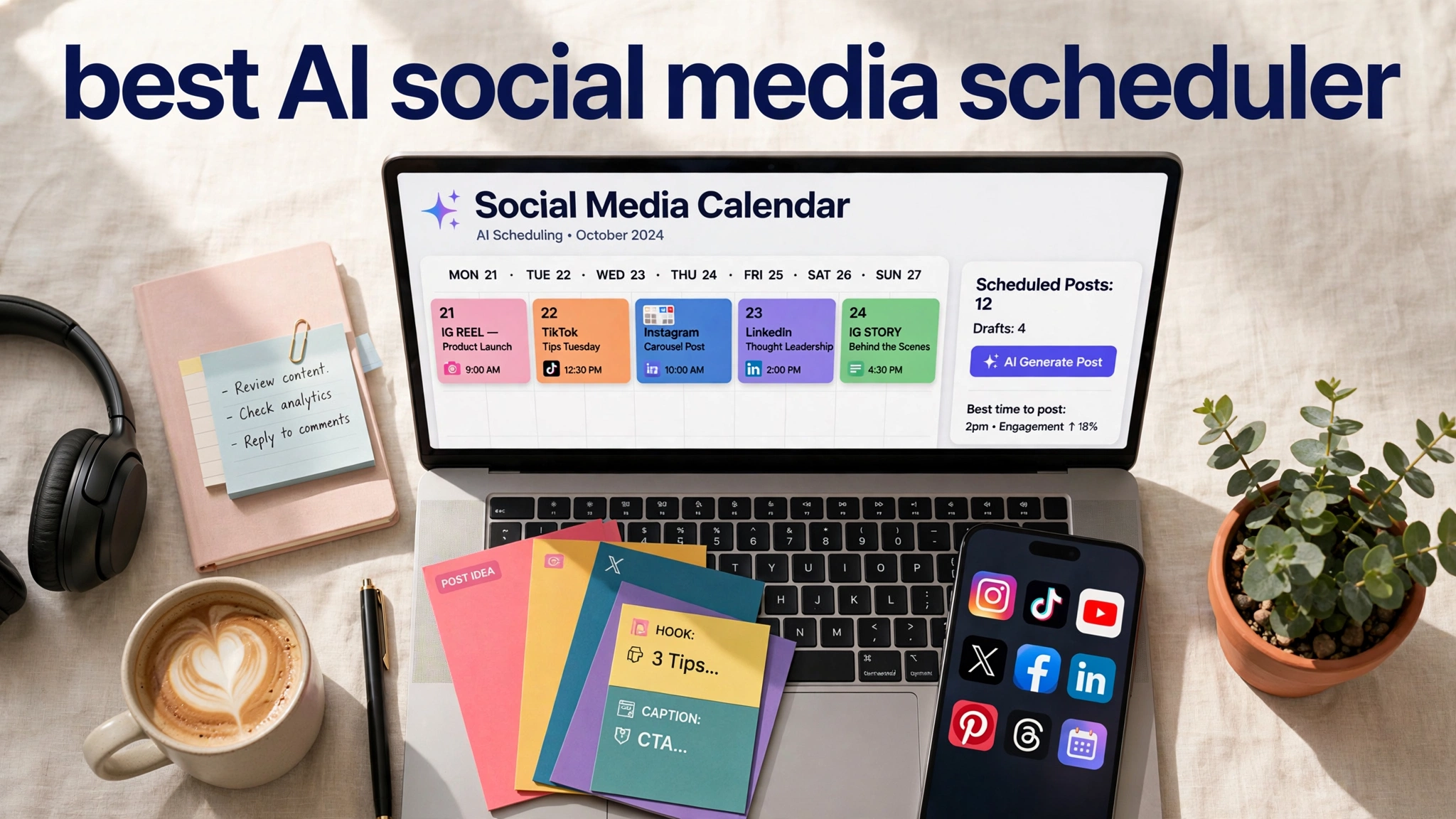 Best AI social media scheduler 2026